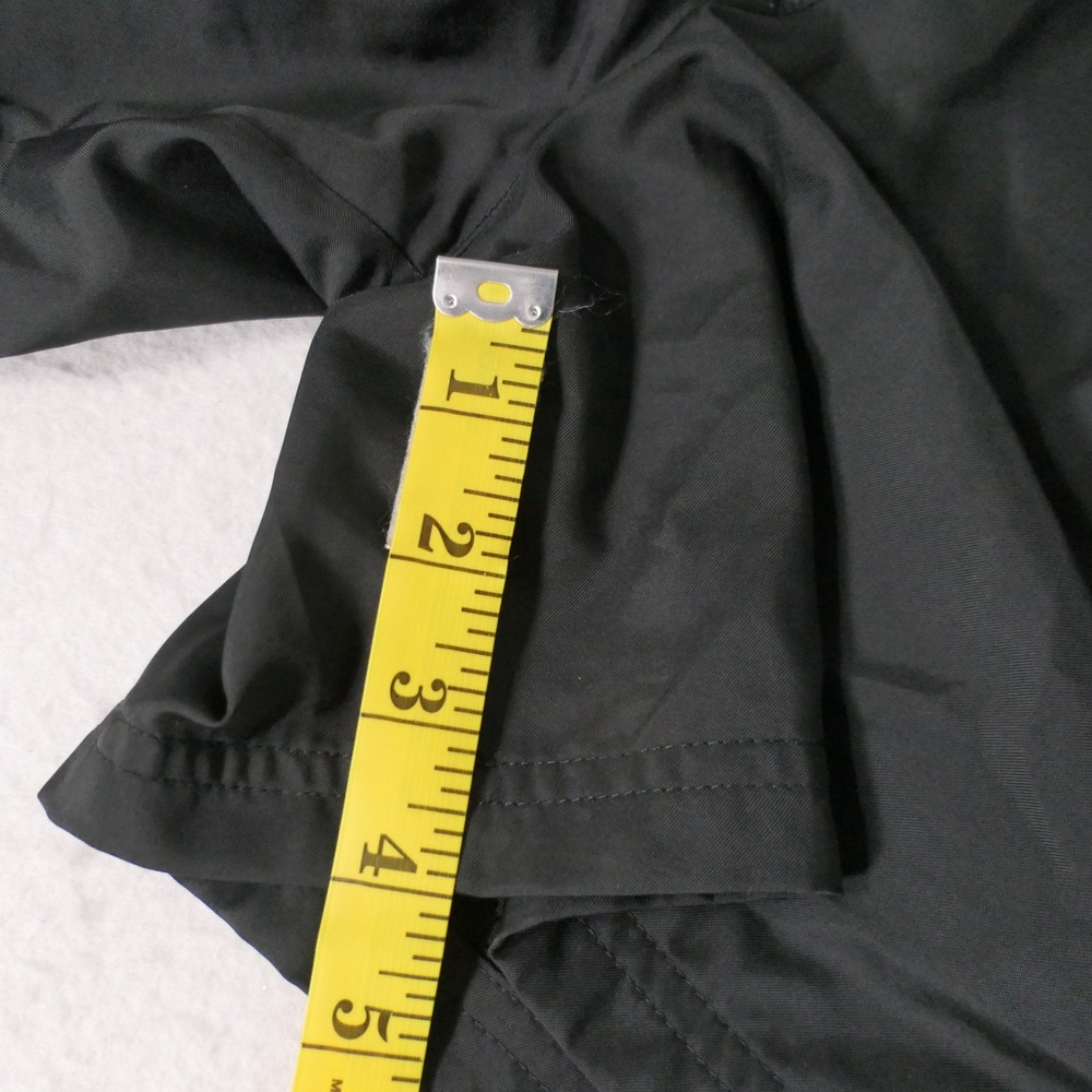 Nike Womens Athletic Shorts L Black Wide Waistband Athleisure Running Training - Picture 3 of 4